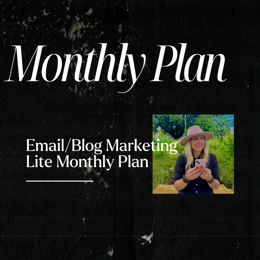 Email/Blog Marketing Lite Monthly Plan