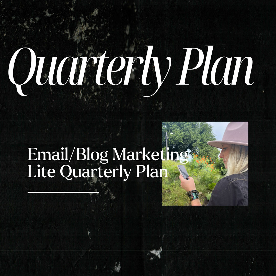 Email/Blog Marketing Lite Quarterly Plan